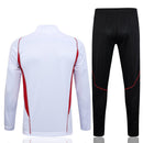 Conjunto São Paulo Adidas Zíper Curto Branco