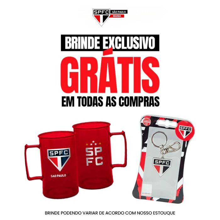 Camisa São Paulo Feminina São Paulo I 2025/26 - Vermelha