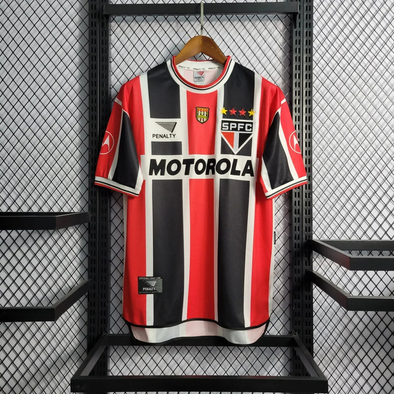 Camisa Retrô São Paulo Motorola 2000 Away