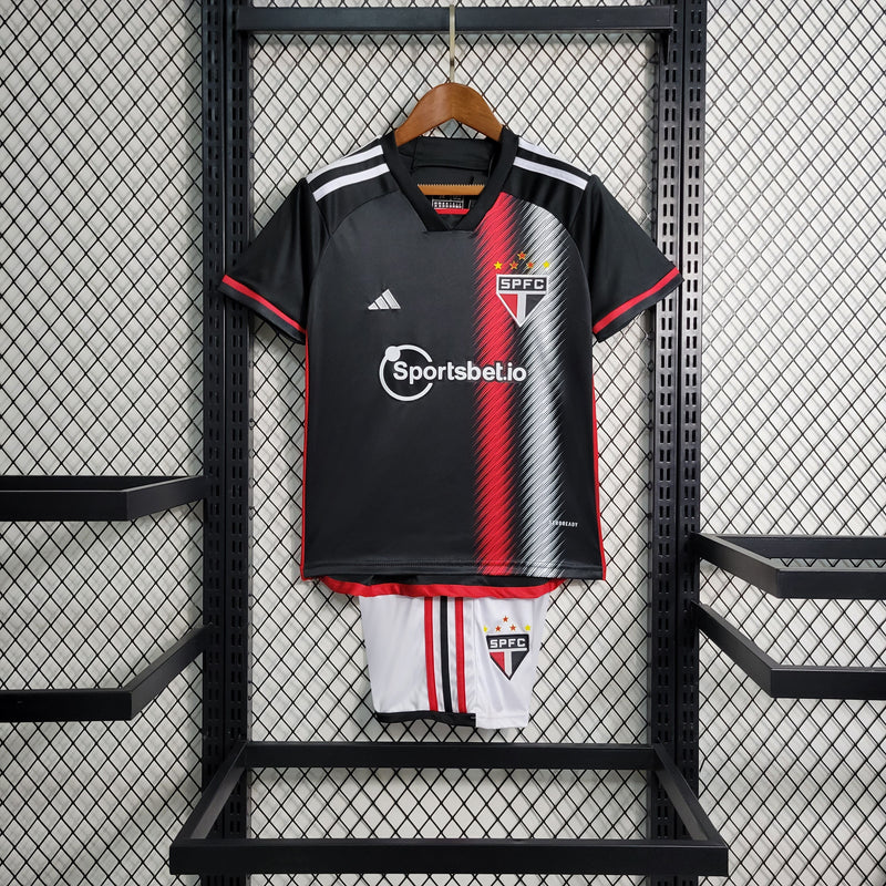 Conjunto Infantil Adidas São Paulo III 2023/24