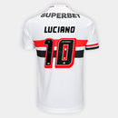 Camisa Lançamento São Paulo I 2025/26 - Branco - Luciano Nº 10